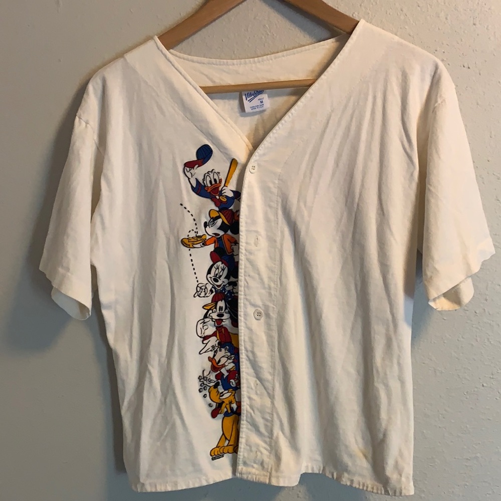 80s Disney x Oregon ducks velva sheen shirt